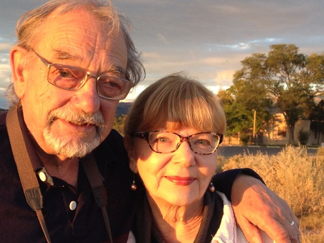 This is me with my husband, fellow artist, Lou Morton.